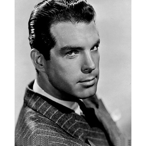 Fred MacMurray White Modern Wood Framed Art Print by Vintage Hollywood Archive