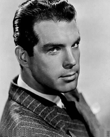 Fred MacMurray White Modern Wood Framed Art Print with Double Matting by Vintage Hollywood Archive