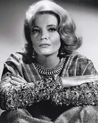 Gena Rowlands, 1967 White Modern Wood Framed Art Print with Double Matting by Vintage Hollywood Archive