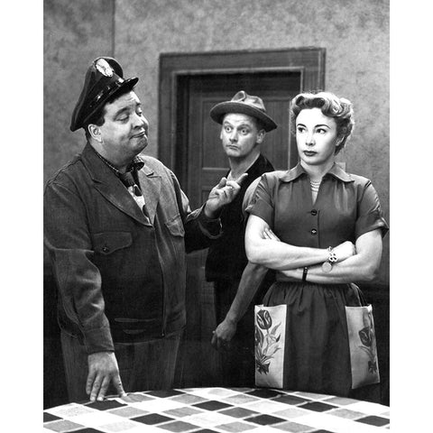 Gleason, Honeymooners, 1965 Gold Ornate Wood Framed Art Print with Double Matting by Vintage Hollywood Archive