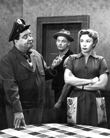 Gleason, Honeymooners, 1965 Black Ornate Wood Framed Art Print with Double Matting by Vintage Hollywood Archive