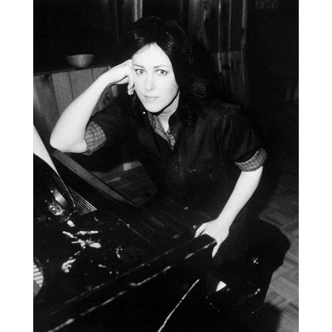 Grace Slick Gold Ornate Wood Framed Art Print with Double Matting by Vintage Hollywood Archive