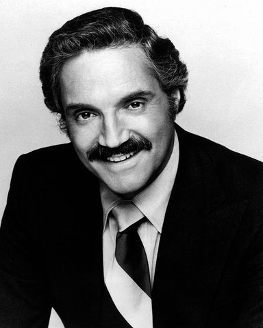 Hal Linden White Modern Wood Framed Art Print with Double Matting by Vintage Hollywood Archive