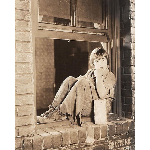 Jackie Coogan Gold Ornate Wood Framed Art Print with Double Matting by Vintage Hollywood Archive