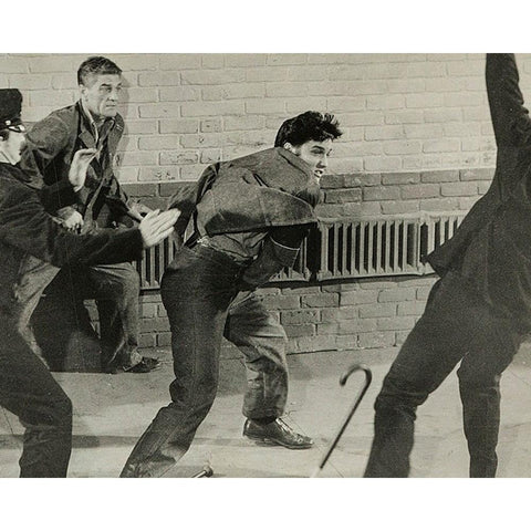 Jailhouse Rock, 1957 I Gold Ornate Wood Framed Art Print with Double Matting by Vintage Hollywood Archive