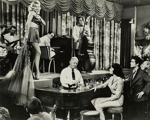 Jailhouse Rock, 1959 IV Black Ornate Wood Framed Art Print with Double Matting by Vintage Hollywood Archive