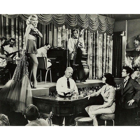 Jailhouse Rock, 1959 IV Black Modern Wood Framed Art Print by Vintage Hollywood Archive