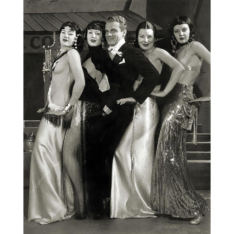 James Cagney, Footlight Parade, 1933 Gold Ornate Wood Framed Art Print with Double Matting by Vintage Hollywood Archive