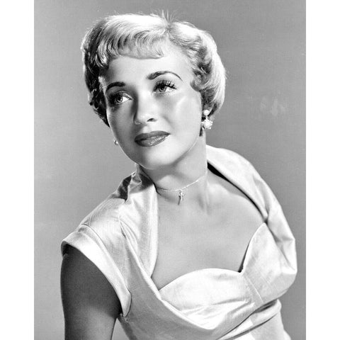 Jane Powell, 1954 White Modern Wood Framed Art Print by Vintage Hollywood Archive