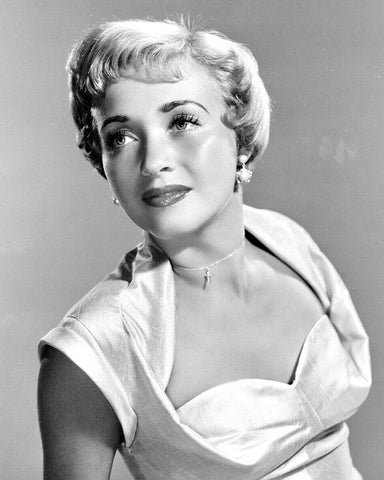 Jane Powell, 1954 White Modern Wood Framed Art Print with Double Matting by Vintage Hollywood Archive