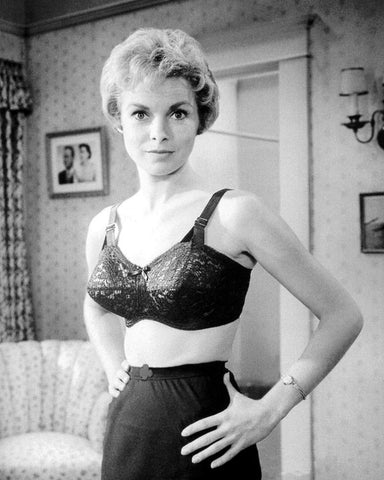 Janet Leigh, Psycho, 1960 White Modern Wood Framed Art Print with Double Matting by Vintage Hollywood Archive