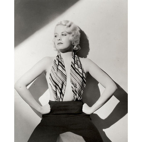 Joan Marsh, 1930 Black Modern Wood Framed Art Print by Vintage Hollywood Archive