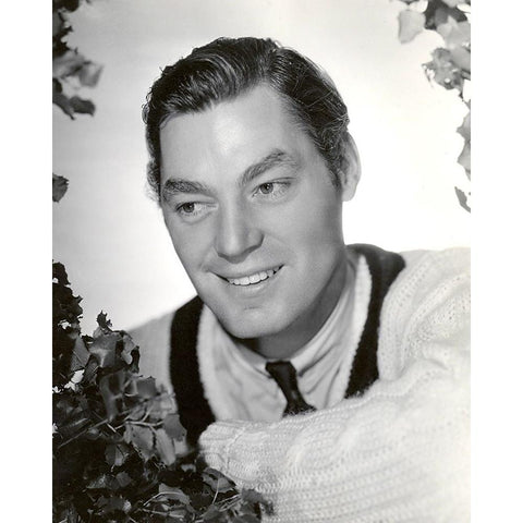 Johnny Weissmuller, 1942 White Modern Wood Framed Art Print by Vintage Hollywood Archive