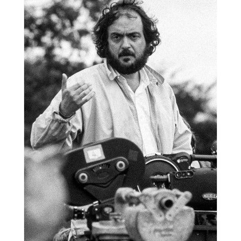 Stanley Kubrick, Barry Lyndon, 1975 White Modern Wood Framed Art Print by Vintage Hollywood Archive