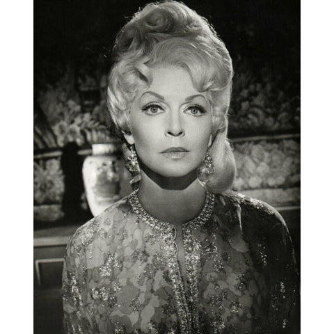 Lana Turner, The Big Cube, 1969 White Modern Wood Framed Art Print by Vintage Hollywood Archive