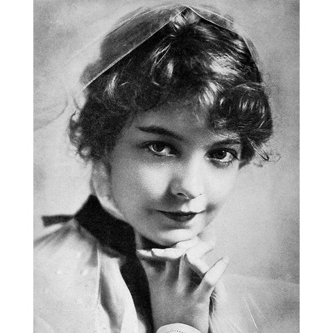 Lillian Gish,Â Stars of the Photoplay, 1916 White Modern Wood Framed Art Print by Vintage Hollywood Archive