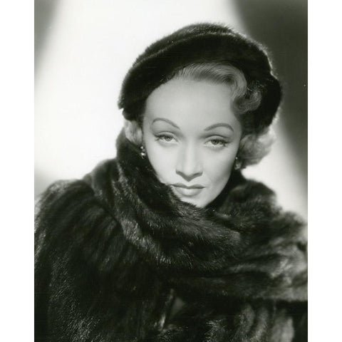 Marlene Dietrich, No Highway in the Sky, 1951 Gold Ornate Wood Framed Art Print with Double Matting by Vintage Hollywood Archive