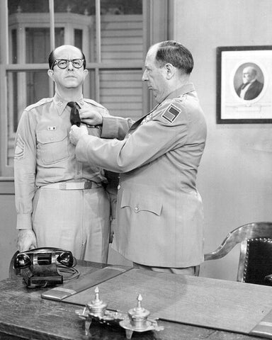 The Phil Silvers Show White Modern Wood Framed Art Print with Double Matting by Vintage Hollywood Archive