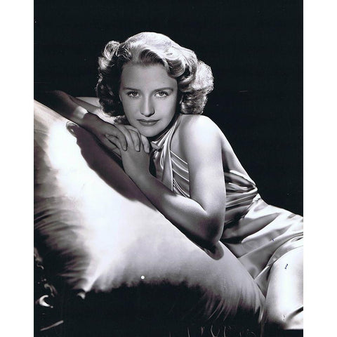 Priscilla Lane, 1939 Black Modern Wood Framed Art Print with Double Matting by Vintage Hollywood Archive