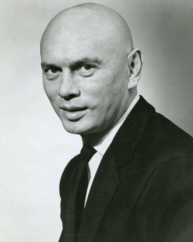 Yul Brynner, The Magnificent Seven, 1960 White Modern Wood Framed Art Print with Double Matting by Vintage Hollywood Archive