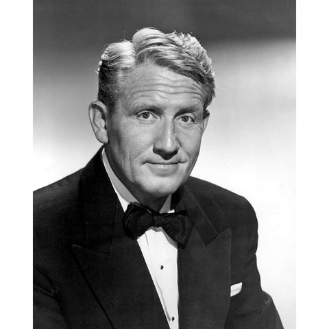 Spencer Tracy, State of the Union Black Modern Wood Framed Art Print with Double Matting by Vintage Hollywood Archive