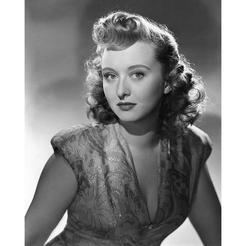 Celeste Holm White Modern Wood Framed Art Print by Vintage Hollywood Archive