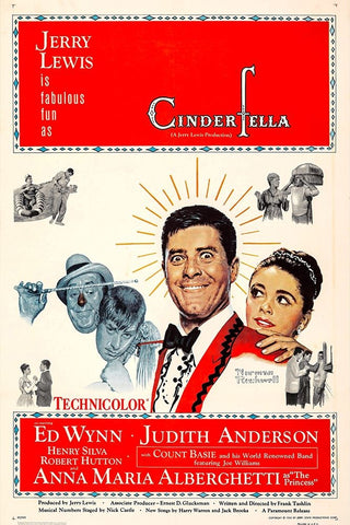 Cinderfella-1960 Black Ornate Wood Framed Art Print with Double Matting by Vintage Hollywood Archive