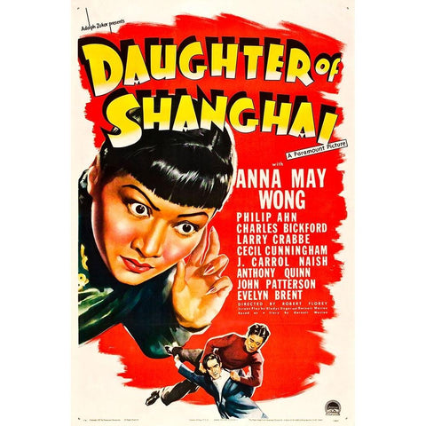 Daughter of Shanghai-1937 Gold Ornate Wood Framed Art Print with Double Matting by Vintage Hollywood Archive