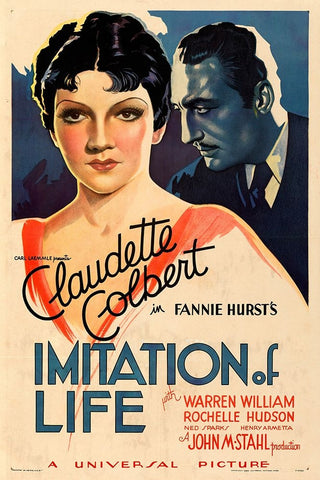 Imitation of Life-1934 White Modern Wood Framed Art Print with Double Matting by Vintage Hollywood Archive