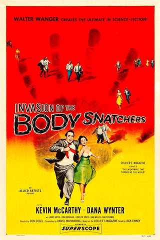 Invasion of the Body Snatchers-1956 Black Ornate Wood Framed Art Print with Double Matting by Vintage Hollywood Archive