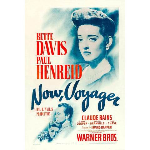 Now Voyager-1942 Gold Ornate Wood Framed Art Print with Double Matting by Vintage Hollywood Archive