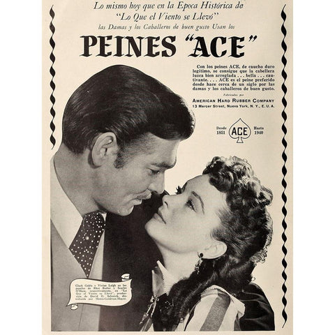 Peines Ace-1941 Black Modern Wood Framed Art Print with Double Matting by Vintage Hollywood Archive