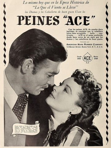 Peines Ace-1941 Black Ornate Wood Framed Art Print with Double Matting by Vintage Hollywood Archive