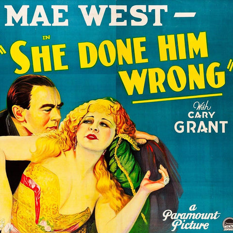 She Done Him Wrong-1932 Gold Ornate Wood Framed Art Print with Double Matting by Vintage Hollywood Archive