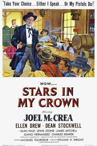 Stars in My Crown-1949 Black Ornate Wood Framed Art Print with Double Matting by Vintage Hollywood Archive