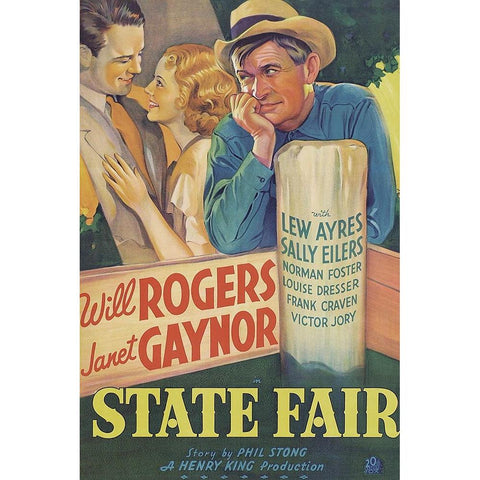 State Fair-1933 Black Modern Wood Framed Art Print with Double Matting by Vintage Hollywood Archive