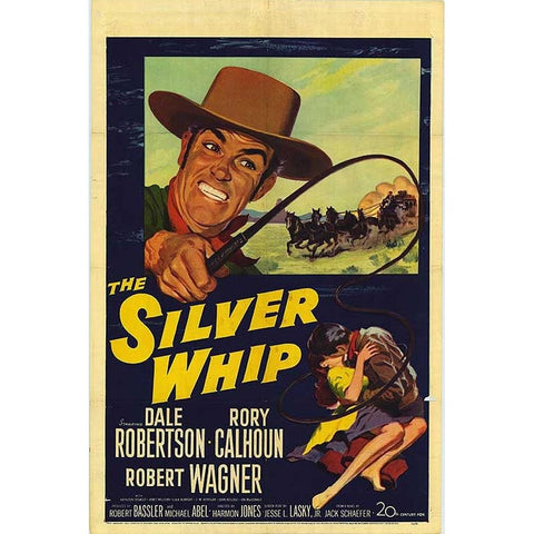 The Silver Whip-1953 Gold Ornate Wood Framed Art Print with Double Matting by Vintage Hollywood Archive