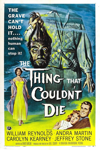 The Thing that Couldnt Die-1958 Black Ornate Wood Framed Art Print with Double Matting by Vintage Hollywood Archive