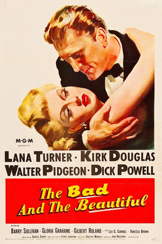 The Bad and the Beautiful-1952 Black Ornate Wood Framed Art Print with Double Matting by Vintage Hollywood Archive