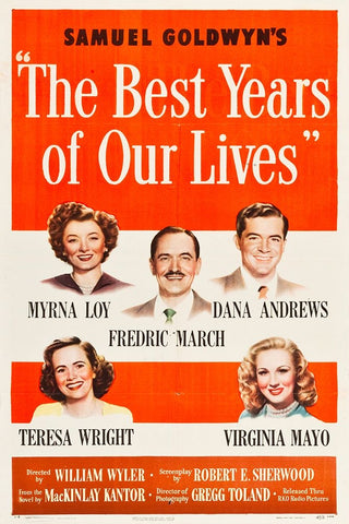 The Best Years of Our Lives-1946 White Modern Wood Framed Art Print with Double Matting by Vintage Hollywood Archive