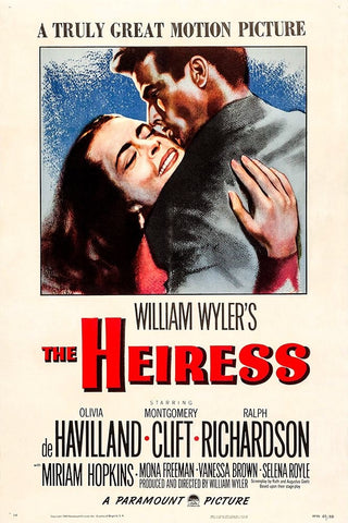 The Heiress-1949 White Modern Wood Framed Art Print with Double Matting by Vintage Hollywood Archive