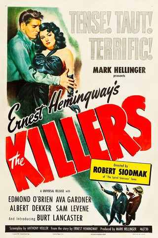 The Killers-1946 Black Ornate Wood Framed Art Print with Double Matting by Vintage Hollywood Archive