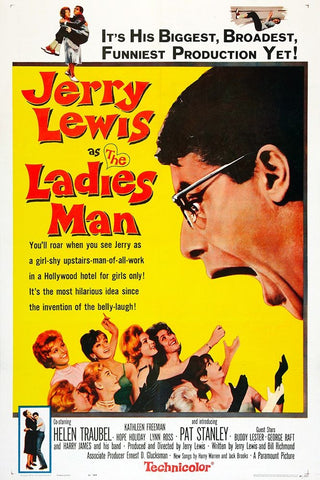 The Ladies Man-1961 Black Ornate Wood Framed Art Print with Double Matting by Vintage Hollywood Archive