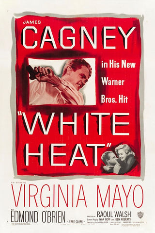 White Heat-1949 Black Ornate Wood Framed Art Print with Double Matting by Vintage Hollywood Archive