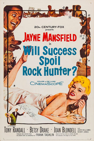 Will Success Spoil Rock Hunter-1957 White Modern Wood Framed Art Print with Double Matting by Vintage Hollywood Archive