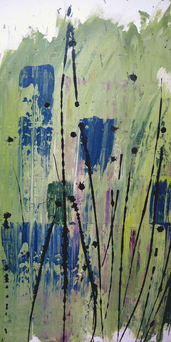 Blueberry Black Ornate Wood Framed Art Print with Double Matting by Clement, Diane