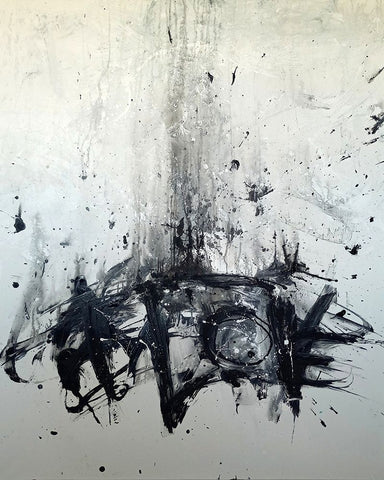 Love Black Modern Wood Framed Art Print by Clement, Diane