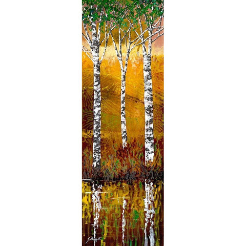 Betulle Black Modern Wood Framed Art Print by Borelli, Guido