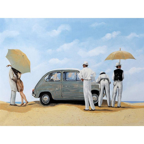 The 600 Black Modern Wood Framed Art Print by Borelli, Guido