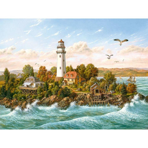 Midsummer Breeze Black Modern Wood Framed Art Print with Double Matting by Strubel, Klaus